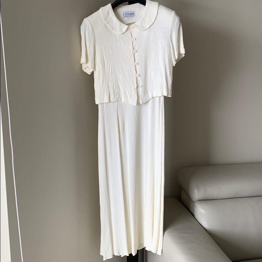 Maxi dress with bolero